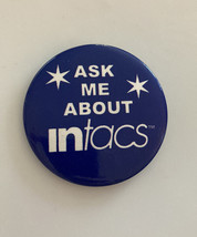 Ask Me About Intacs Button Pin - £11.77 GBP