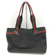 GUCCI Sherry Line Canvas Tote Bag 23983 002058 - €154,43 EUR