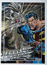 1992 Doomsday Death Of Superman Memorial Tribute Spectra-Etch Insert S2 Dc Mint - £4.28 GBP