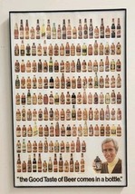 1976 The Good Taste of Beer Comes in a Bottle Framed Poster With Chris S... - $643.54 MXN 1976 The Good Taste of Beer Comes in a Bottle Framed Poster With Chris S... - $643.54 MXN