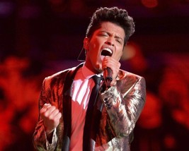 Bruno Mars performing live on stage 24x36 inch Poster - $29.99