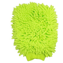 GREEN Microfiber Car Kitchen Household Wash Washing Cleaning Glove Mitt New - £7.86 GBP