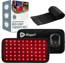 Lifepro Red Light Therapy Belt  for Body, Relaxing Muscle - Black (Used) - $40.49