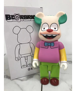 Medicom 400% Bearbrick The Simpsons Krusty The Clown Corkbars 28CM Actio... - £71.16 GBP