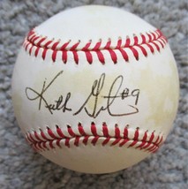 Keith Ginter Signed Rawlings Nl Baseball - Astros, Brewers, A&#39;s Infielder - £17.87 GBP