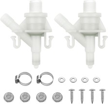 2 Pack 385311641 Rv Toilet Water Valve Replacement Kit, Durable Plastic Water - £24.73 GBP