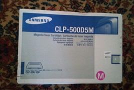000 New Sealed Samsung Magenta CLP-500D5M Toner Cartredge 500-550 Series - £23.58 GBP