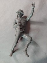Marx 1963 German WWII Plastic Soldier 6 inch without base - £8.52 GBP