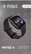 Fitbit Versa 4 Fitness Smartwatch - Black Open Box Free Shipping. - £102.63 GBP