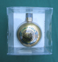 Vintage Topperscot “Orinda California” State Seal Glass Christmas Orname... - £11.88 GBP