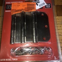 3 pack EVERBILT 3-1/2&quot; with 5/8&quot; Radius SNF Hinge Project Smooth Action ... - $14.74