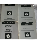 1999 JEEP WRANGLER Service Shop Workshop Repair Manual Set OEM Factory - $4,234.24 MXN
