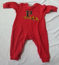 Toddler Vintage DISNEY Pooh Outfit Romper Pants Snaps 18 Months Waffle weave - £15.80 GBP