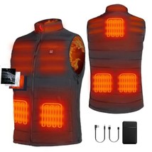 Heated Vest, Lightweight Heated Jacket with Battery Pack USB Charging Warming Cl - $27.01