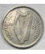 1935 Ireland 6 Pence AU Details Coin AF74 - £87.83 GBP