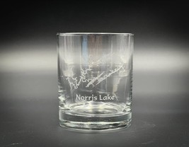 Norris Lake Tennessee  - Etched 12.25 oz Double Rocks Glass - £11.78 GBP
