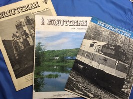 Boston and Maine Railroad Magazine Booklet MINUTEMAN NEWSLETTER 1979 &amp; 1981 - $24.73