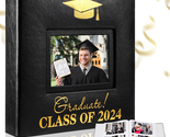 Class of 2024 Graduation Photo Album Holds 200 Pcs 4 X 6 Inch Photo 2024... - £29.07 GBP