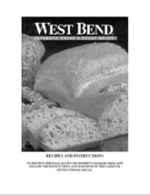 West Bend Bread Machine Manual L4805 L4854 L4960 L4972T L4978 L4979 L505... - $21.99