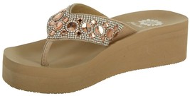 Yellow Box Women&#39;s Rise Wedge Sandal Flip Flop with Bling NEW w/o Box Re... - $50.00