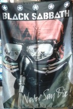 BLACK SABBATH Never Say Die 2 FLAG CLOTH POSTER BANNER CD Hard Rock - $27.38 CAD