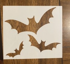 Halloween Bats Reusable 10 MIL Laser Cut Mylar Stencil Painting - £3.10 GBP+