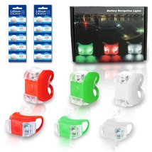 Marine Boat Bow Lights, Red And Green Led Navigation Lights, Kayak Acces... - $38.99
