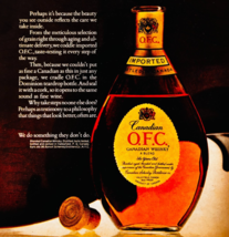1970 OFC Canadian Blended Whiskey Advertisement Vintage Liquor Distiller... - $24.99