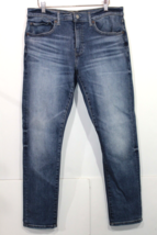 NEW Men&#39;s Lucky Brand 110 Slim Faded Denim Medium Wash Jeans Blue 33 x 30  $119 - £54.50 GBP