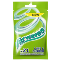 Airwaves Chewing Gum: LIME &amp; GINGER - 21 pieces -Made in Germany FREE SH... - $8.37