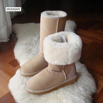 Highest Quality Women Snow Boots, Real Sheepskin,100% Natural Classic Women Shoe - £98.05 GBP