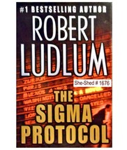 The Sigma Protocol by Robert Ludlum hardcover book with dust jacket - VGC - £3.95 GBP