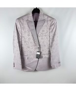 Alfani Evening Jacket Men&#39;s 36S Pink Slim-Fit Floral Peak Lapels Dinner ... - $61.72 CAD