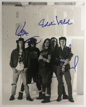 Pearl Jam Band Signed Autographed Glossy 8x10 Photo Eddie Vedder - Lifetime COA - £366.27 GBP