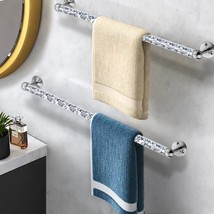 Crushed Diamond Glass Towel Bar For Bathroom,Set Of 2 Towel Rods Wall-Mounted?,T - $66.99