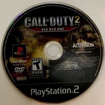 Call of Duty 2: Big Red One (Sony PlayStation 2, 2005) Disc Only Resurfa... - $6.80