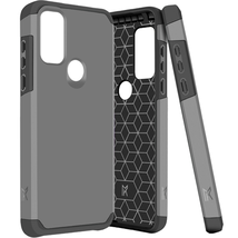 Rugged Heavy Duty Shockproof Case GRAY For Motorola G Pure/G Power 2022 - £6.86 GBP