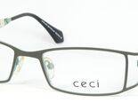 CECI 5187 880A KHAKI BROWN /MINT EYEGLASSES GLASSES FRAME 50-18-135mm Ge... - $74.24