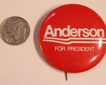 Vintage John Anderson  Presidential Campaign Pinback Button J3 - £4.72 GBP
