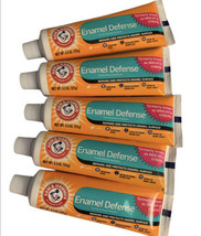 5 PACK Arm & Hammer Enamel Defense Toothpaste, Crisp Mint Former Bright & Strong - $29.70