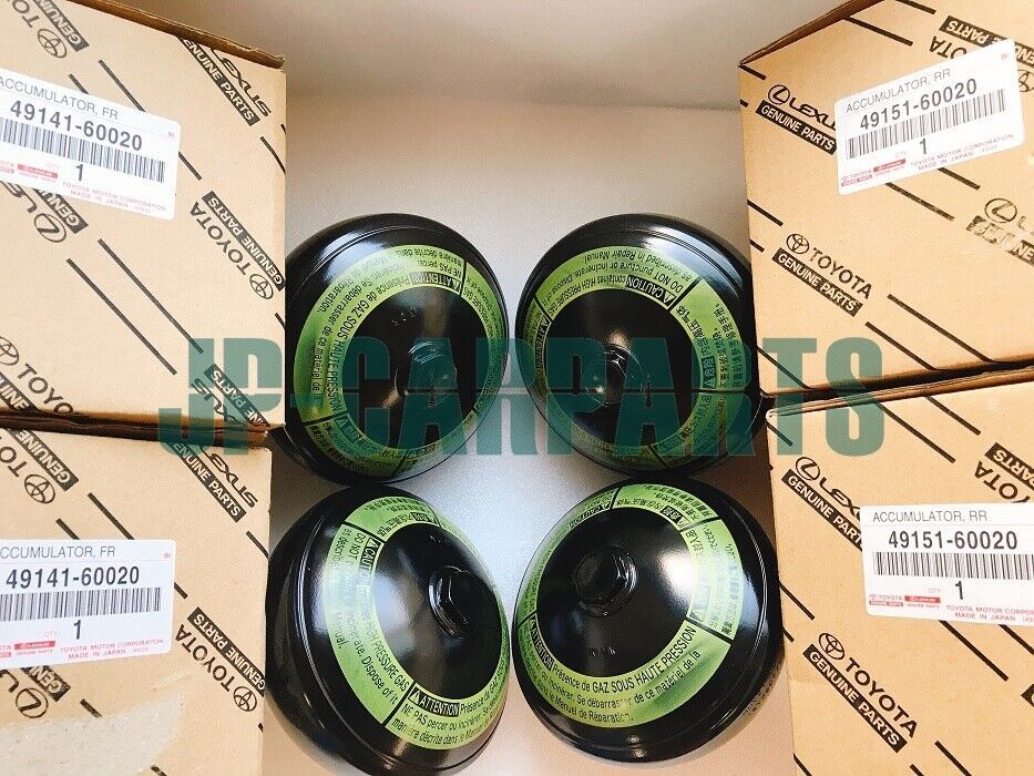TOYOTA GENUINE SUSPENSION ACCUMULATOR SET 49141-60020 &amp; 49151-60020 LX57... - $751.56