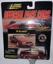 Rare 1992 CADILLAC ALLANTE PACE CAR 1999 JOHNNY LIGHTNING OFFICIAL PACE ... - $16.82