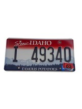 2003 Scenic Idaho License Plate Idaho County Famous Potatoes I49340 Man ... - $25.00