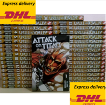 Attack On Titan Hajime Isayama Manga Set 1-34 English Version Comic Volume - DHL - £151.53 GBP