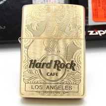 Hard Rock Cafe Los Angeles Solid Brass Zippo Oil Lighter 2018 MIB - £83.48 GBP