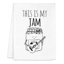 , This Is My Jam, Flour Sack Kitchen Towel, Sweet Housewarming Gift, Funny Dish  - £20.93 GBP