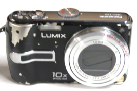 Panasonic Lumix DMC-TZ3 7.2MP Digital Camera Silver w/ Battery 10x Zoom Untested - £14.20 GBP