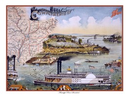 4421.Compliments of the Mississippi River Steamboat.POSTER.decor Home Office art - £13.45 GBP+