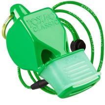 Neon Green Fox 40 Classic Cmg Whistle Official Coach Safety Alert Rescue Lanyard - £8.36 GBP