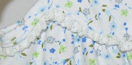 SnoPea Two Piece Flowered Sleeveless Shirt Light Blue Pants Size 9 months image 3